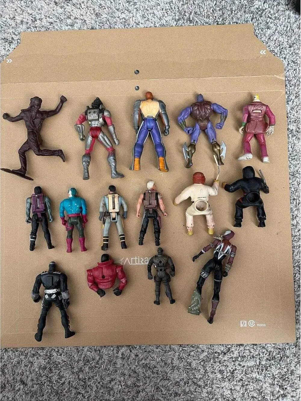 Vintage Toy lot / 80’s - 90’s action figures gi Joe robo cop beetle juice